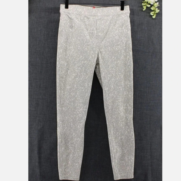 Spanx Jean-ish Ankle Leggings in Speckled Grey size medium - Picture 3 of 5